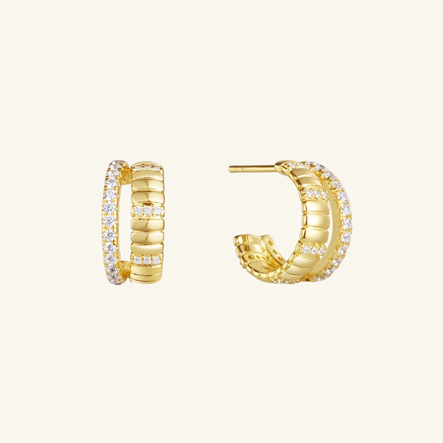 ARSIS – Mix & Match Twin Hoop Earrings