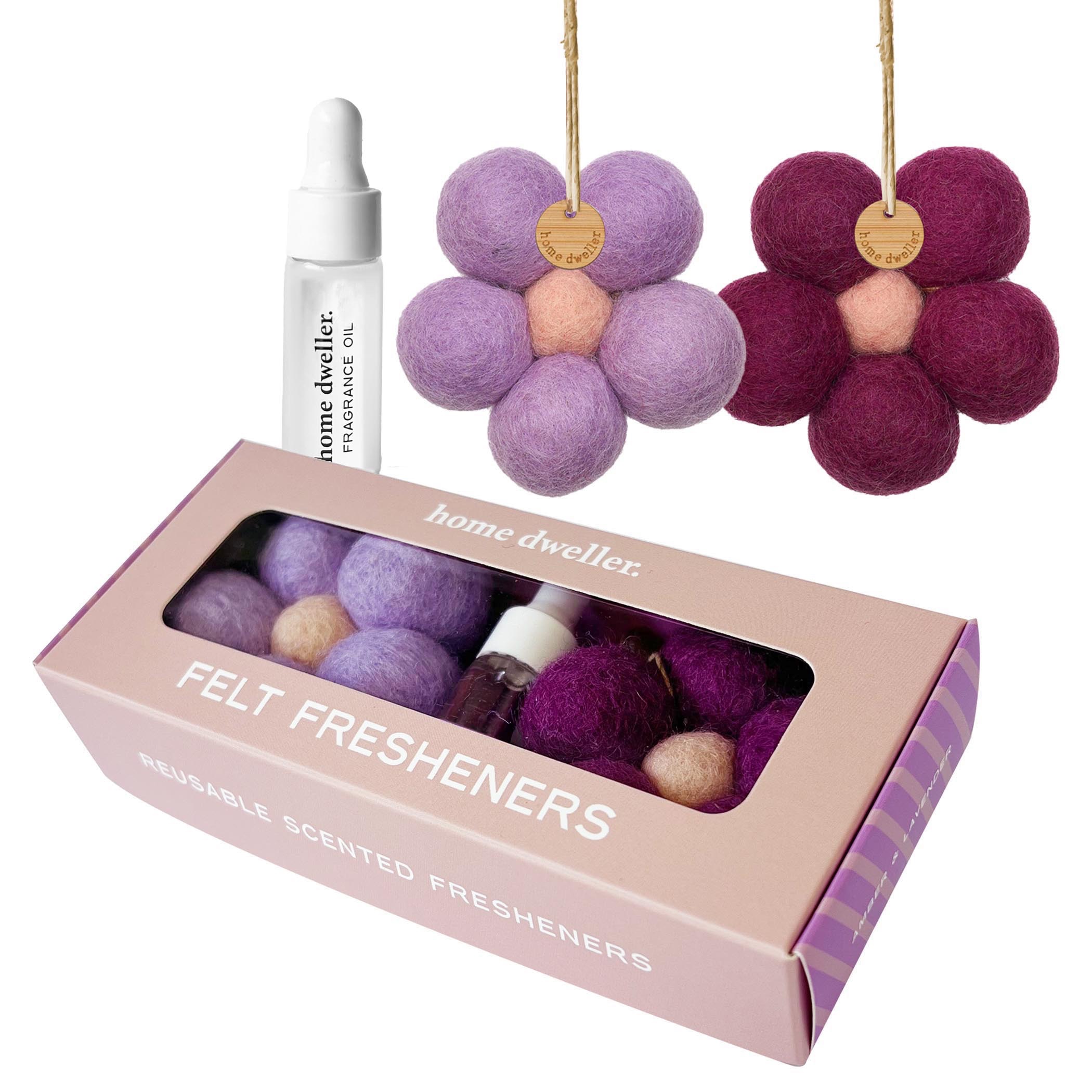 Home Dweller- Felt Fresheners – Amber & Lavender